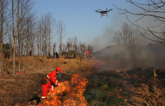 消防無人機空中巡查 防范森林火災隱患(圖1) 消防無人機
