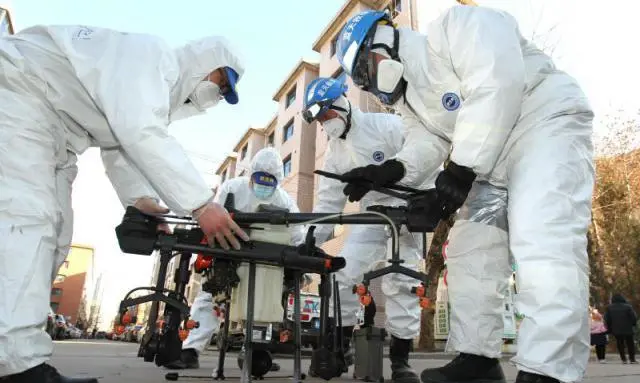 工業無人機防疫大展身手,石家莊消殺30多萬平米(圖2) 工業無人機防疫大展身手,石家莊消殺30多萬平米(圖2)