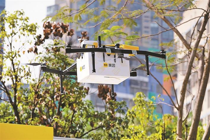 無人機外賣配送航線在深圳試運營(圖1) 無人機外賣配送航線在深圳試運營(圖1)